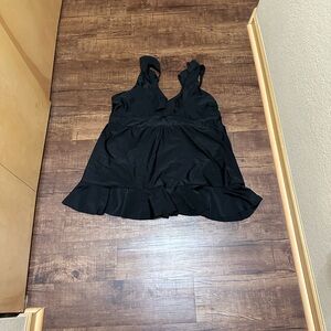 torrid Black Ruffled One-Piece Swim Dress